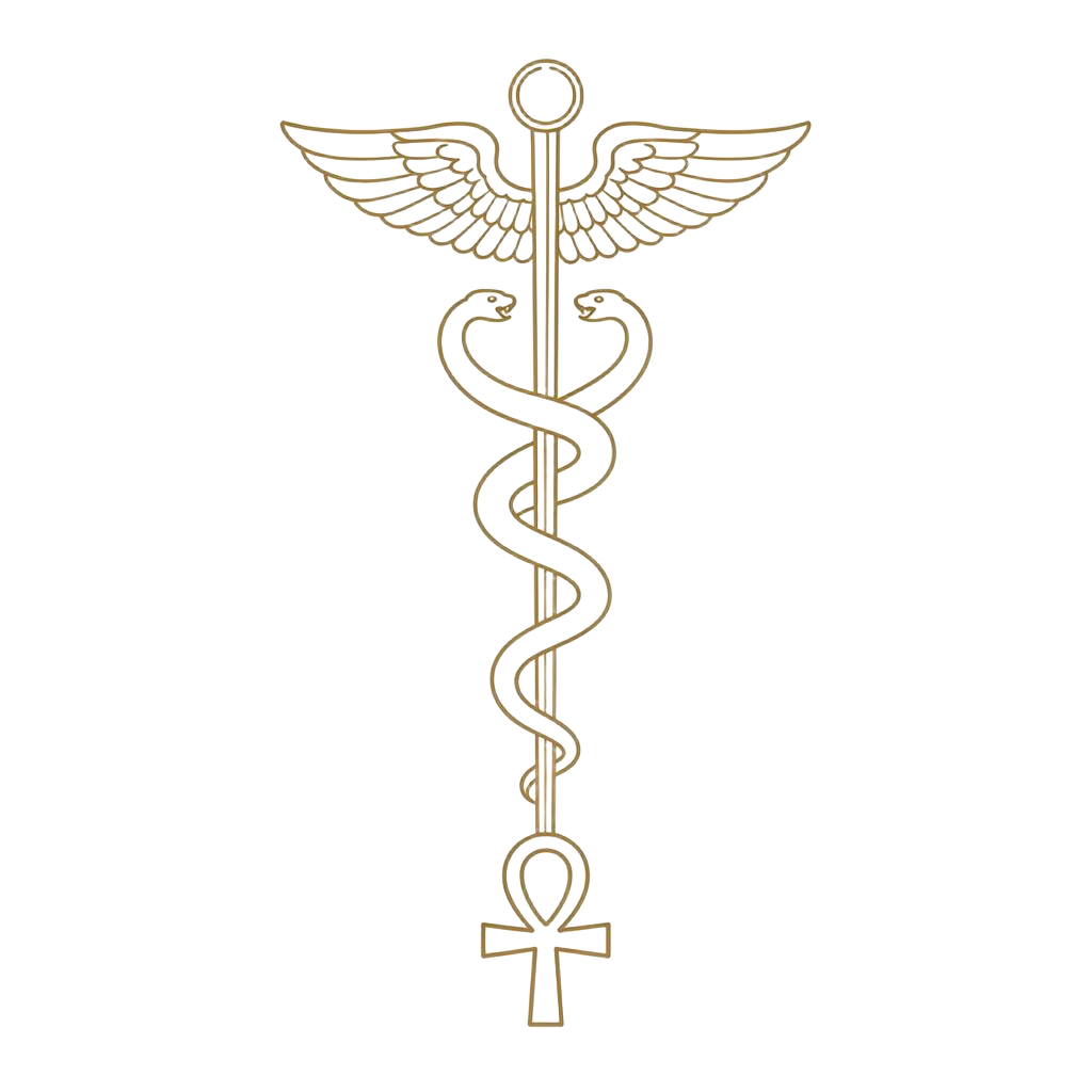 Caduceu de Hermes — símbolo alquímico